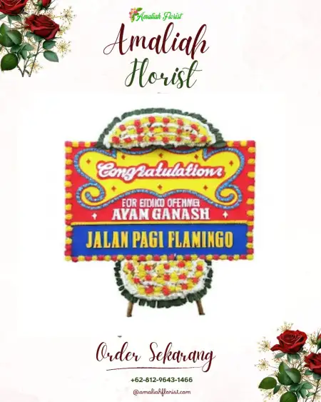 Sewa Papan Bunga Pacarpeluk